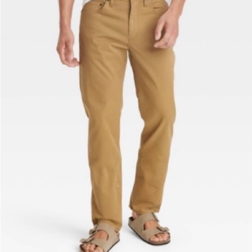 Men's Slim Five Pocket Pants - Goodfellow & Co™ Brown Size 31x30 New